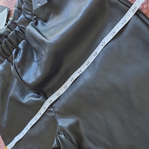 Bagatelle Vegan Black Paperbag Waist Pants - Picture 10 of 16